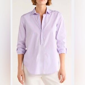 New Talbots Light Purple Button Down Shirt